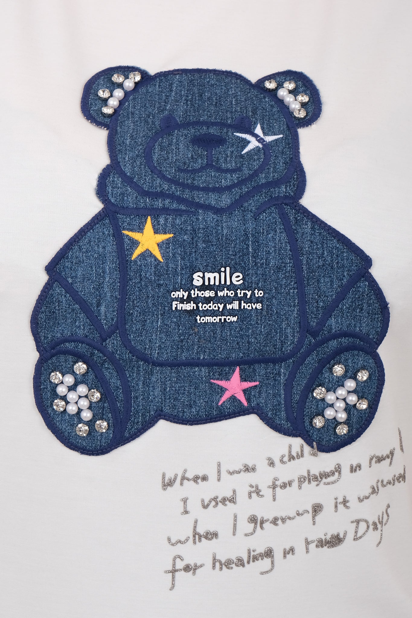 Dámský motivační komplet – tričko s medvídkem + kalhoty