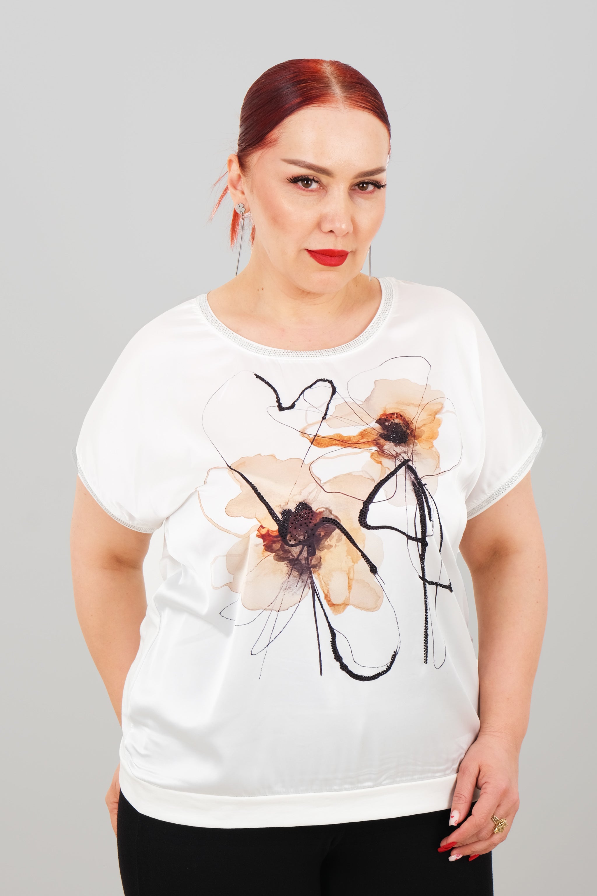 Halenka s květinovým duem