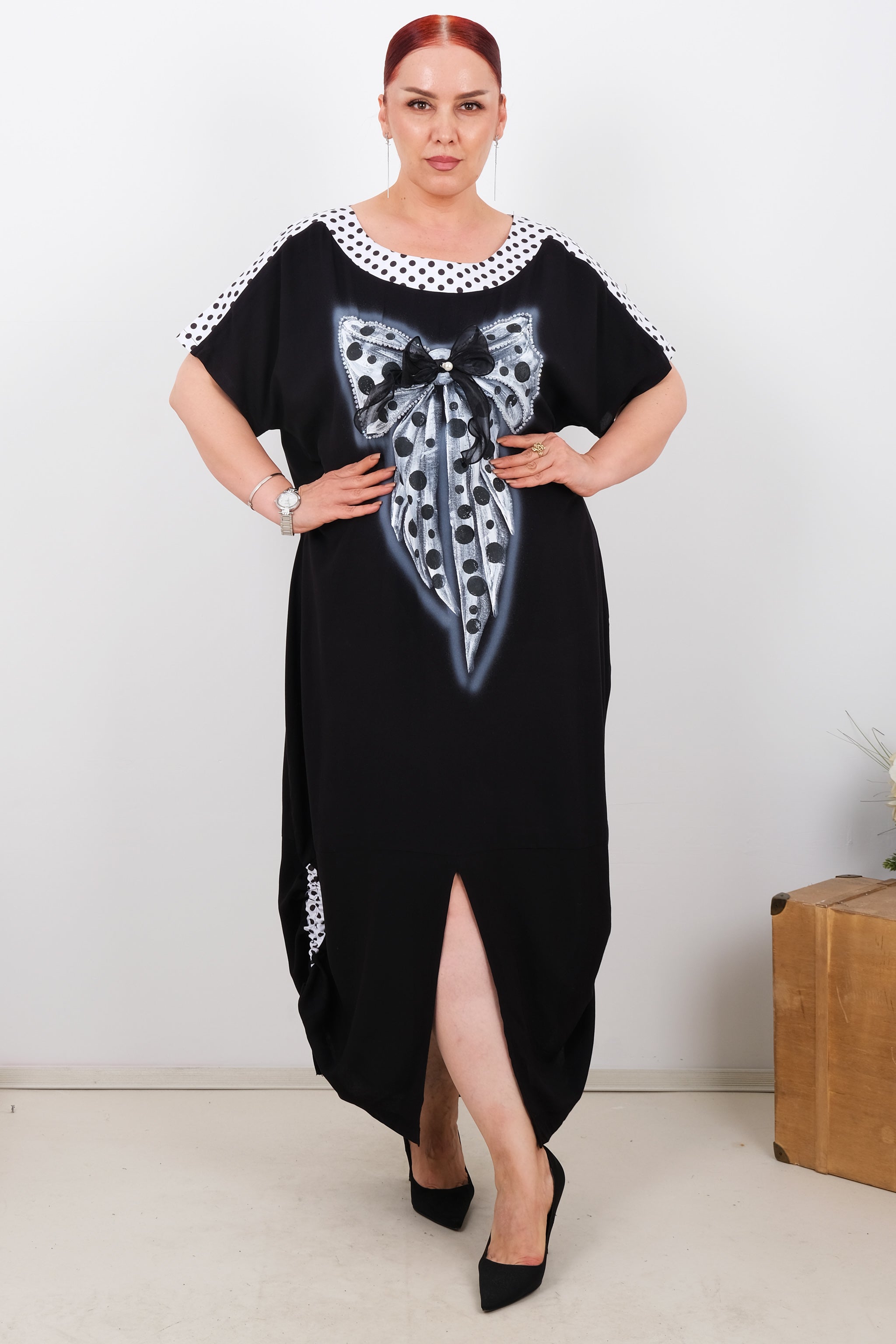 Romantické šaty s mašlí