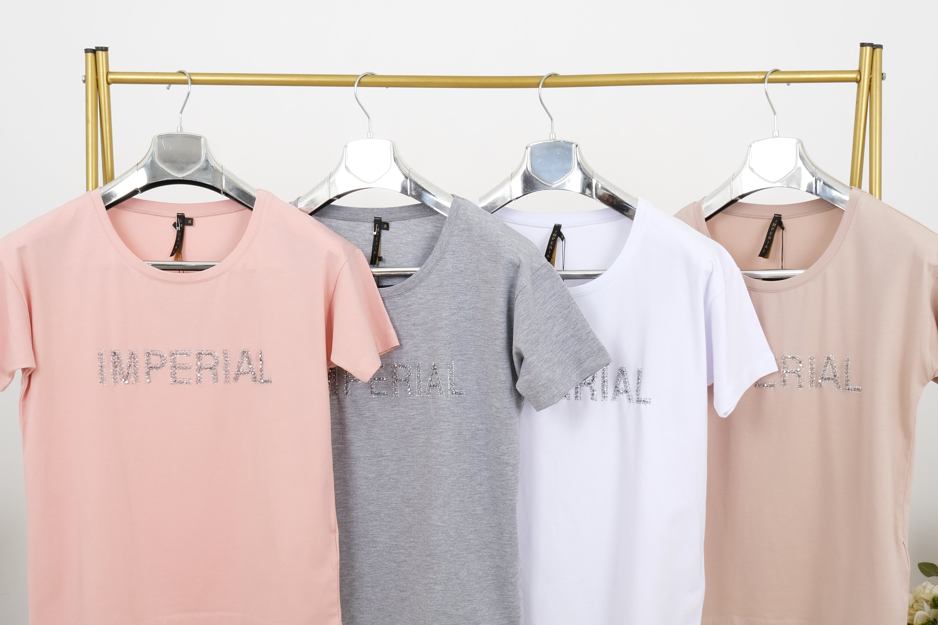 Dámské tričko se stříbrnými kamínky IMPERIAL