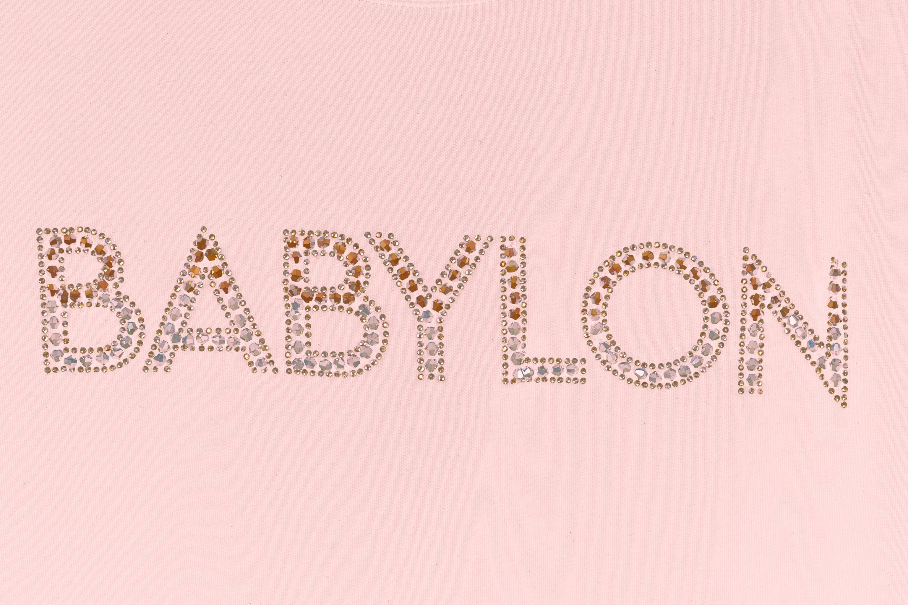 Dámské tričko s kamínky BABYLON Premium - zlaté a stříbrné