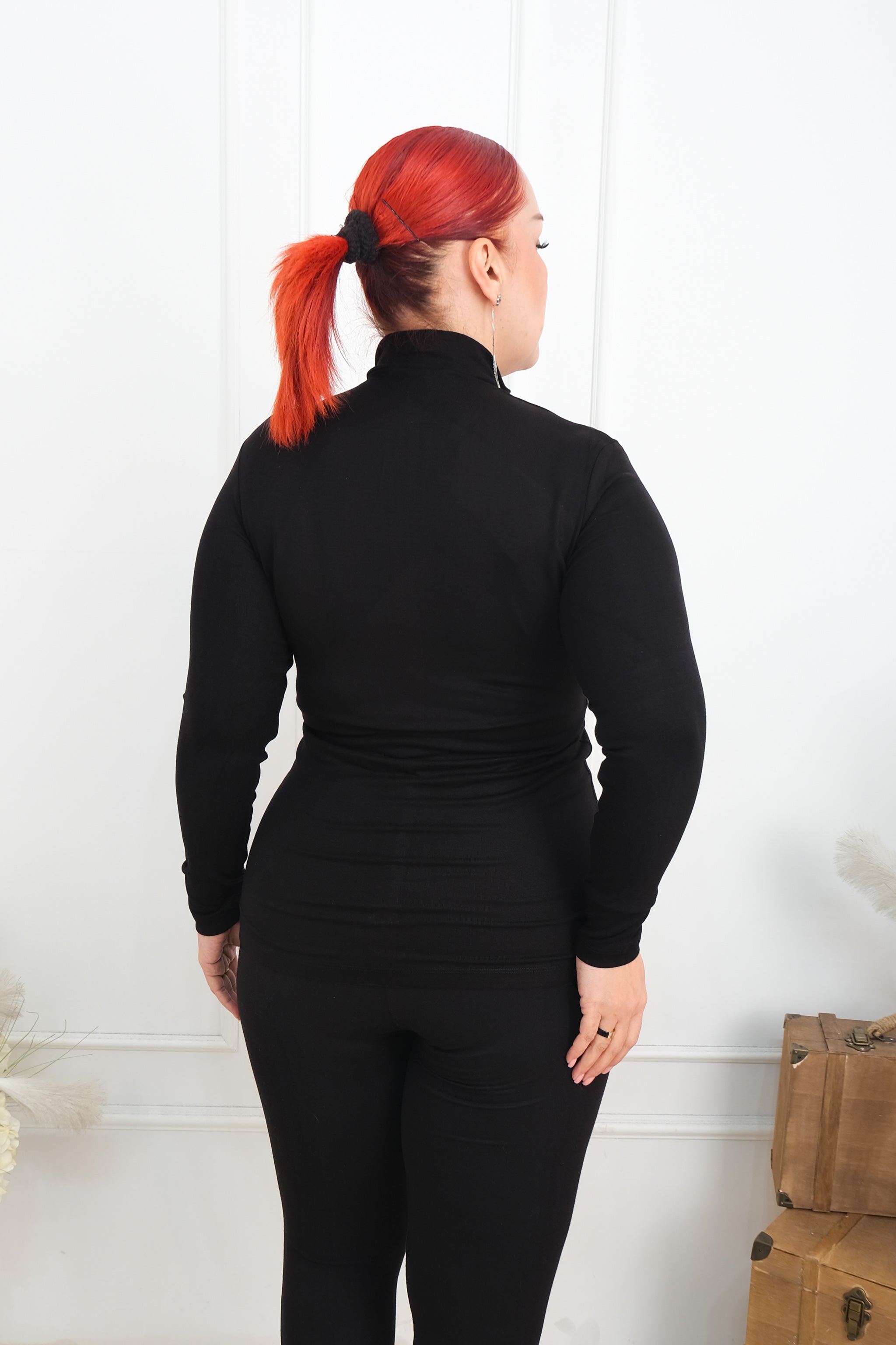 Půvabná halenka na zip