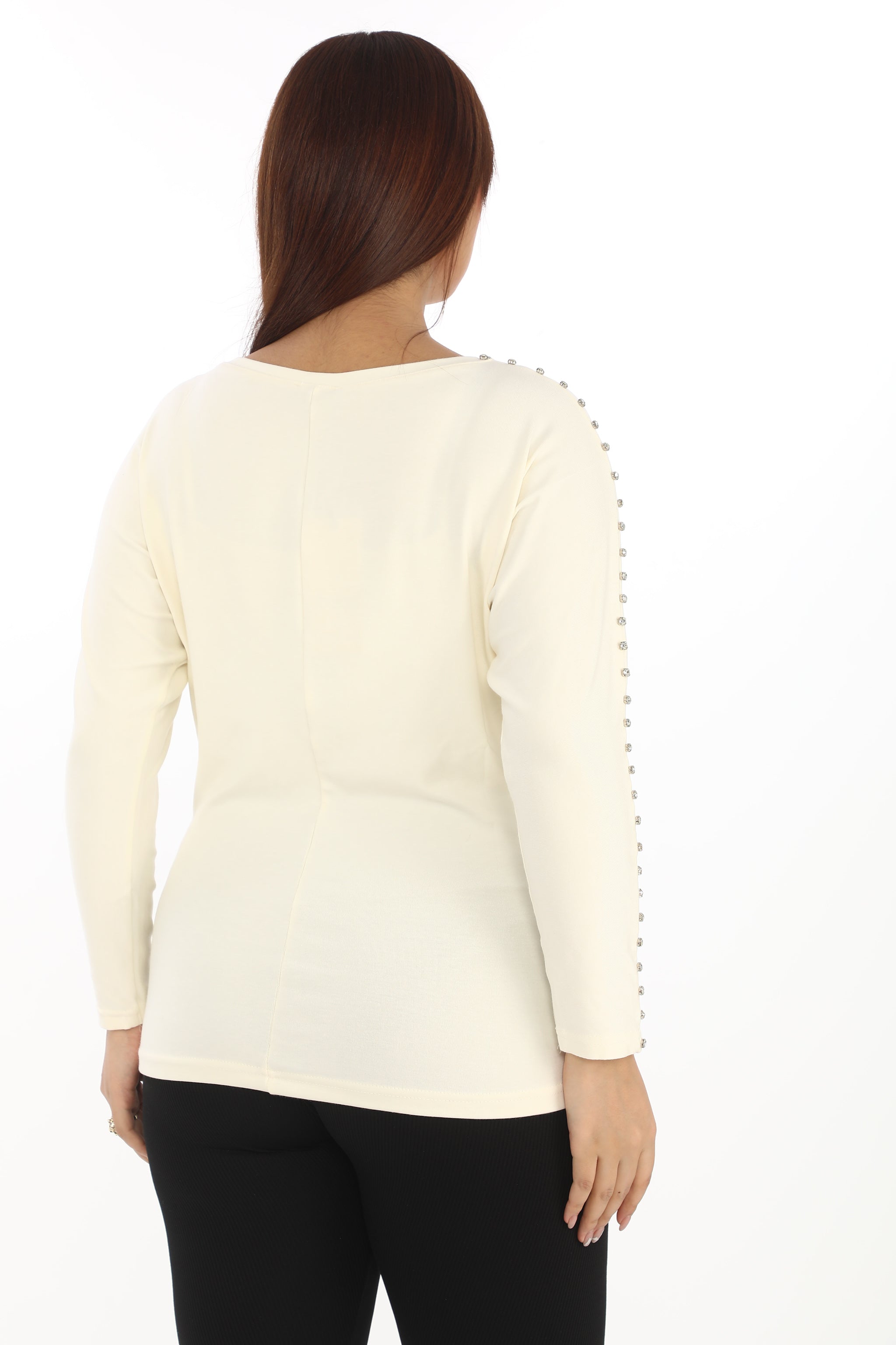 Ladná halenka se zdobenými rukávy