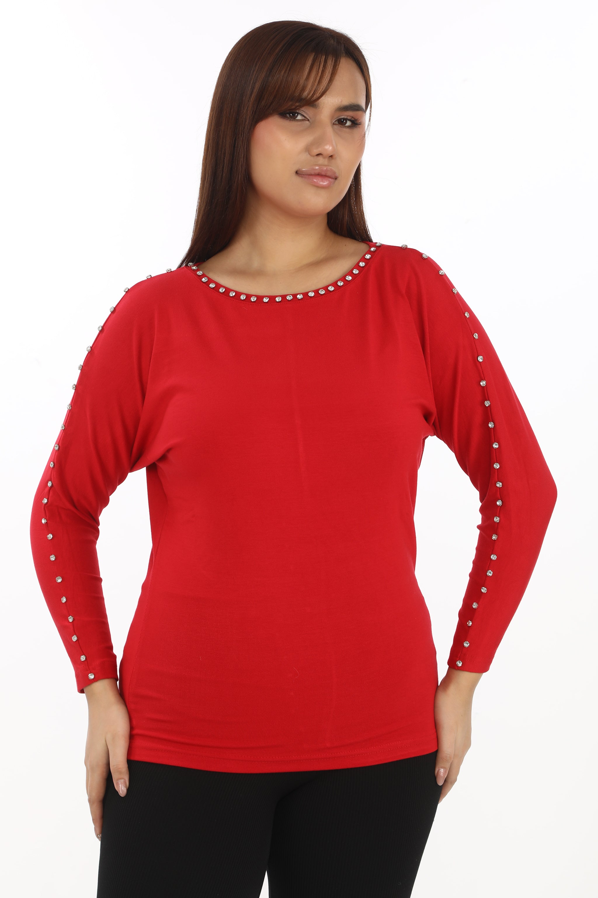 Ladná halenka se zdobenými rukávy