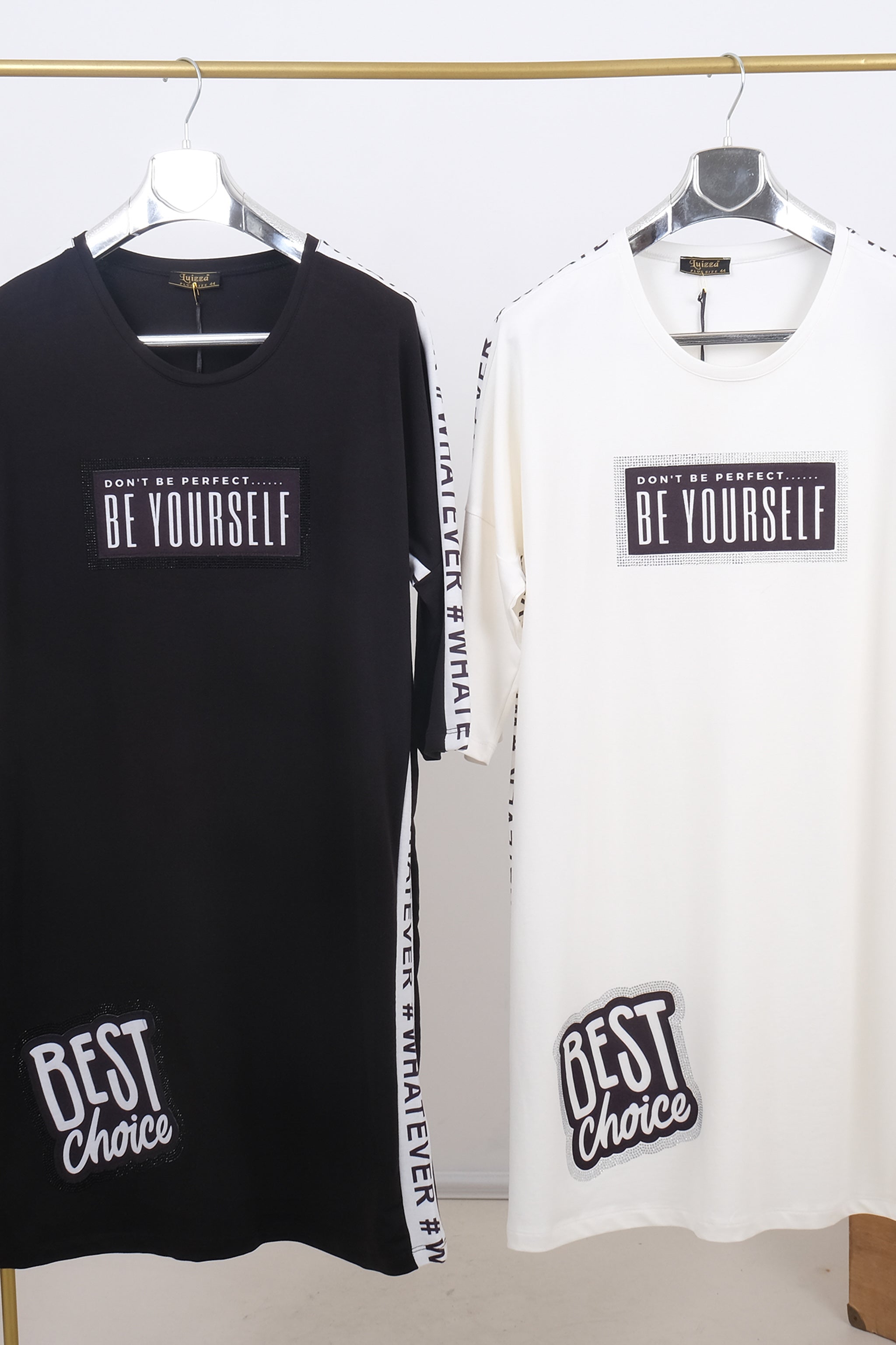 Tunikové šaty "Be Yourself" – styl s poselstvím