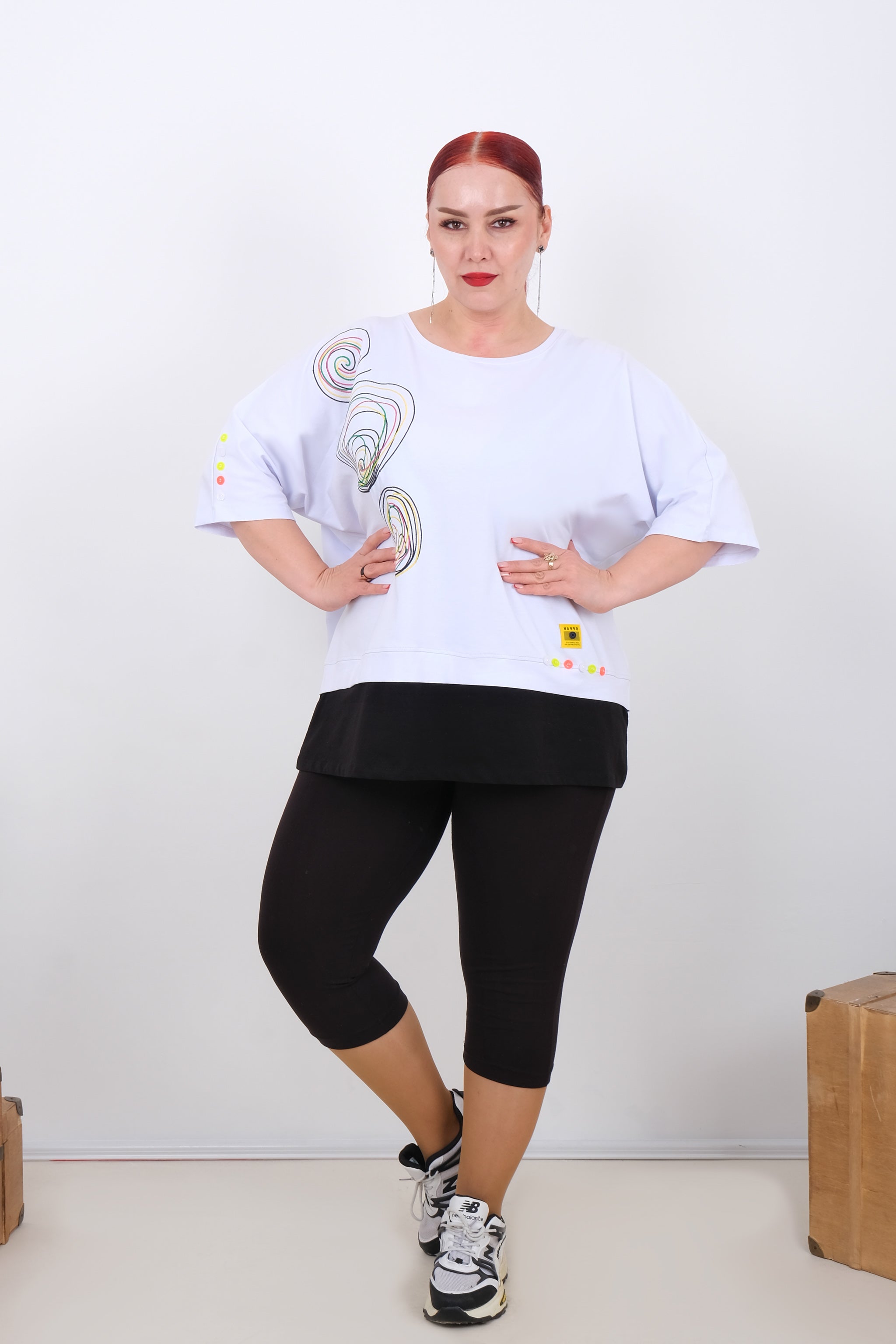 Tričko s tancem spirál