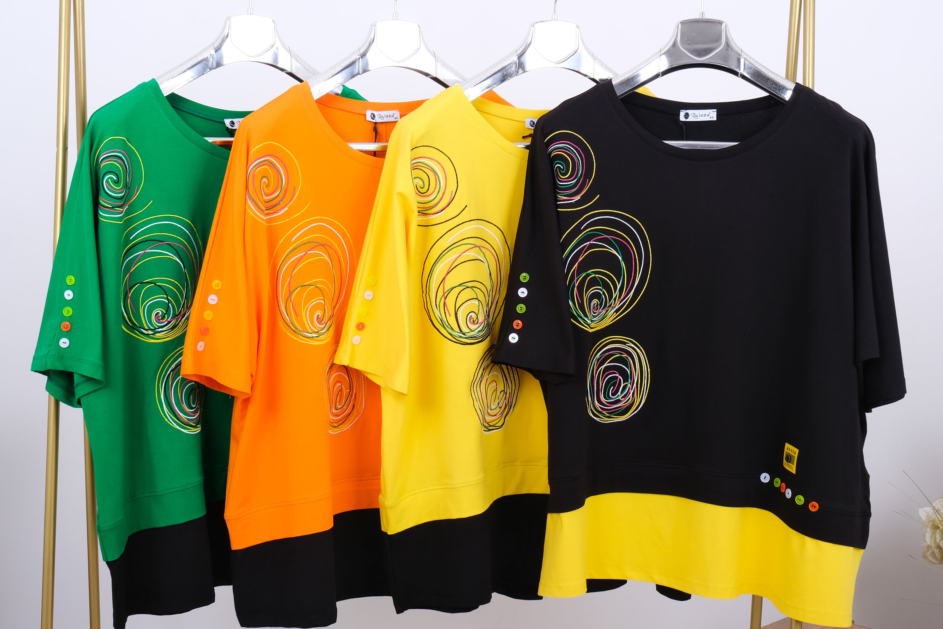 Tričko s tancem spirál