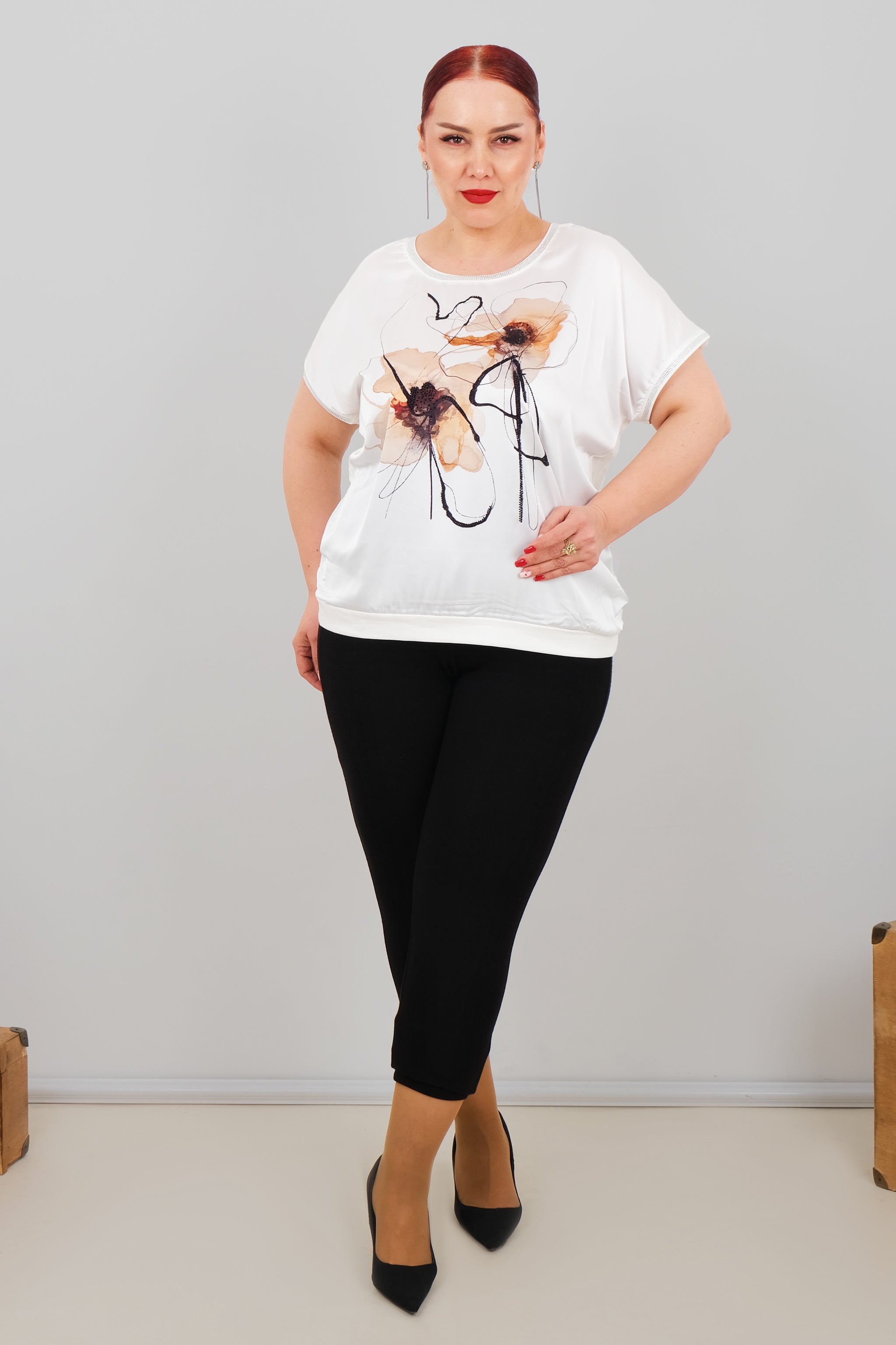 Halenka s květinovým duem