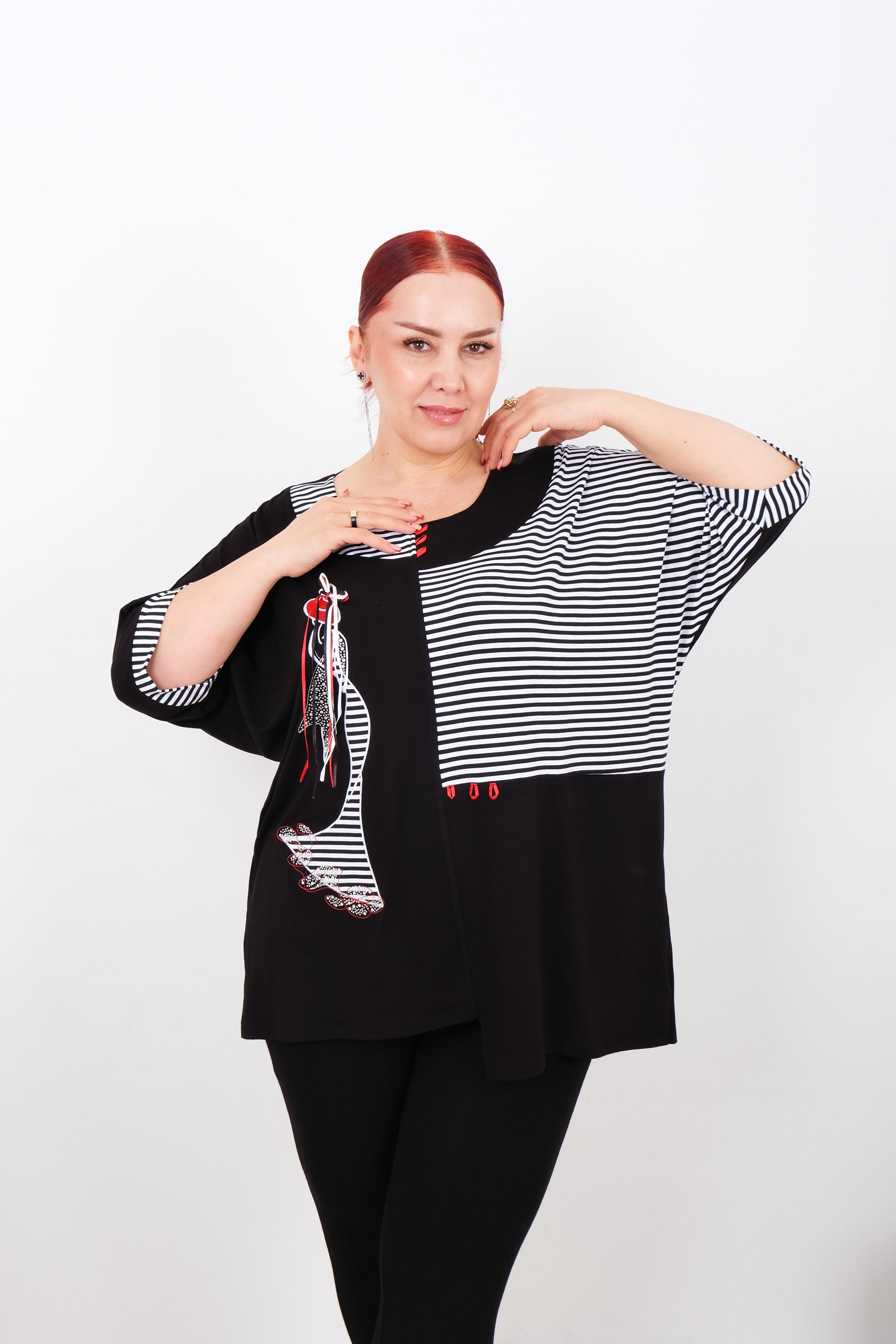 Tričko „Lady in Line“