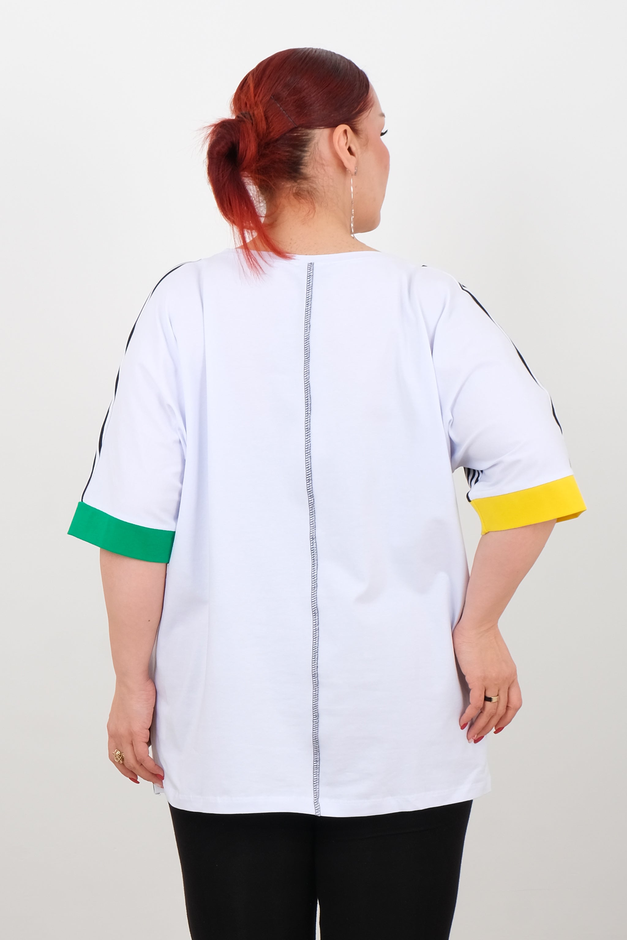 Dámské pruhované tričko "Color Blocks"