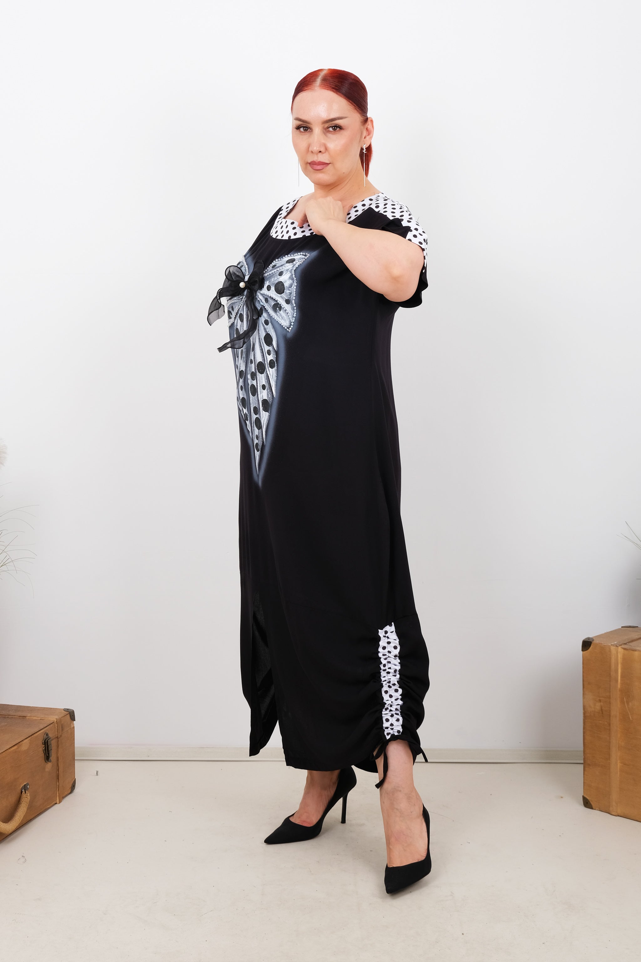 Romantické šaty s mašlí