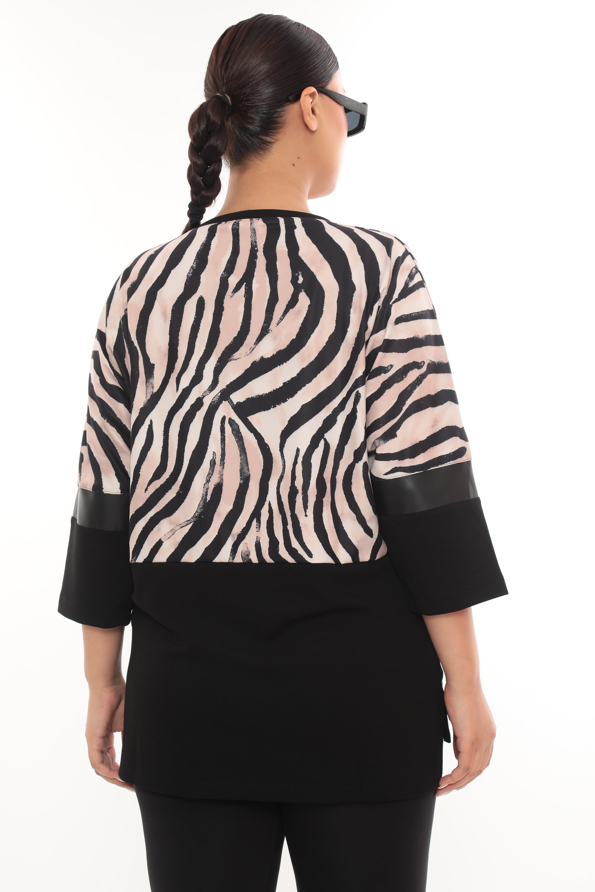 Dámská halenka se zvířecím vzorem